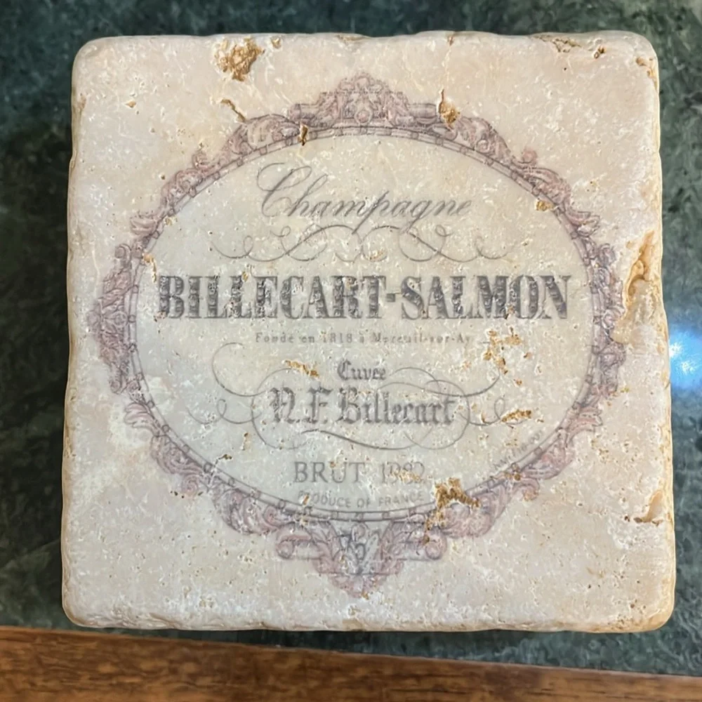 Tumbled marble coasters